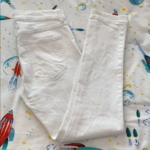 Gap White Girlfriend Jeans